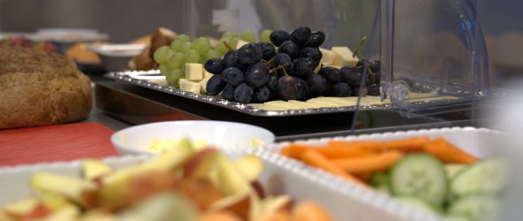 Frühstücksbuffet der KiTa St. Suitbert