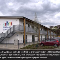 Außenansicht Kitagebäude St. Suitbert